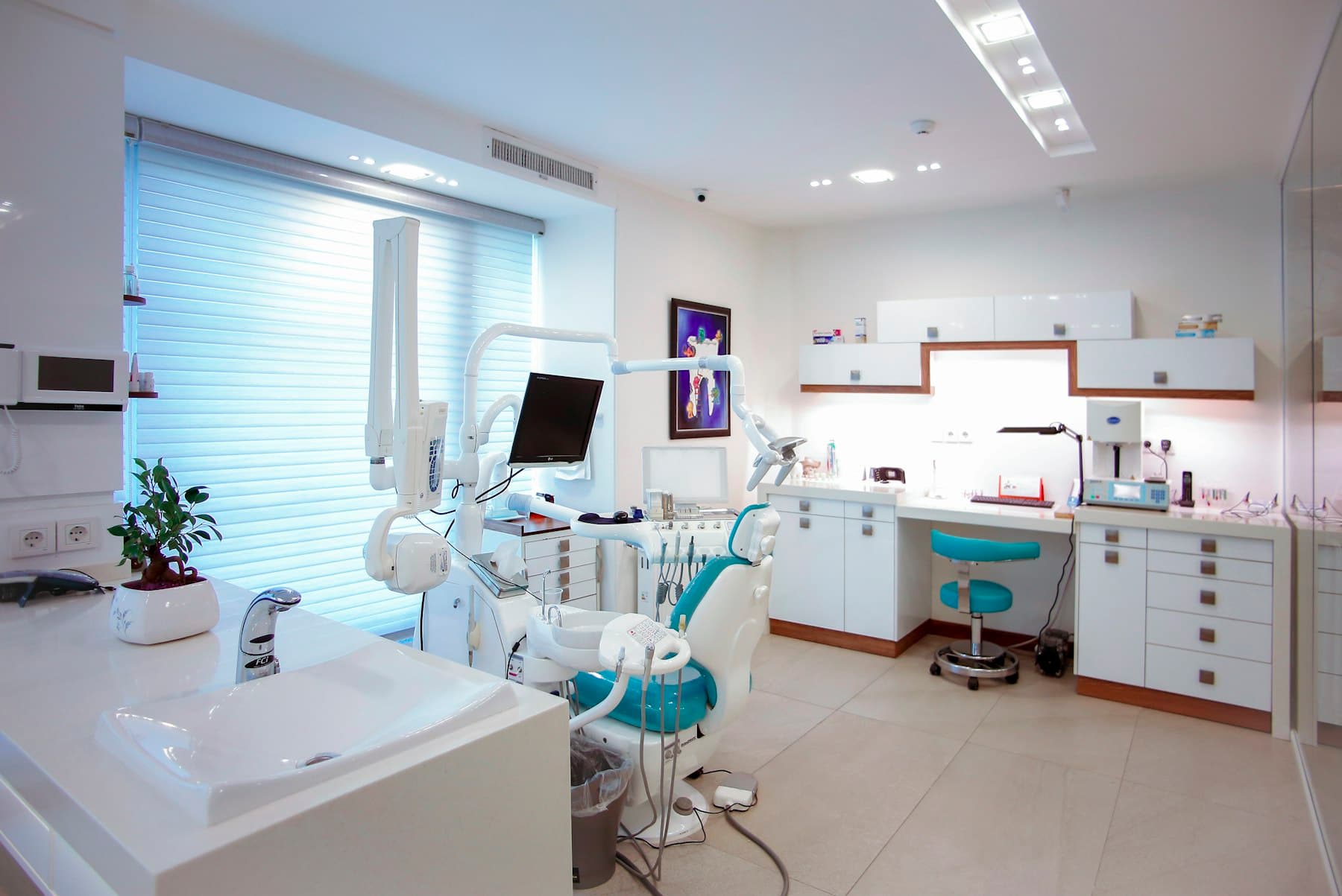 A dental practice team working, illustrating ai + automation